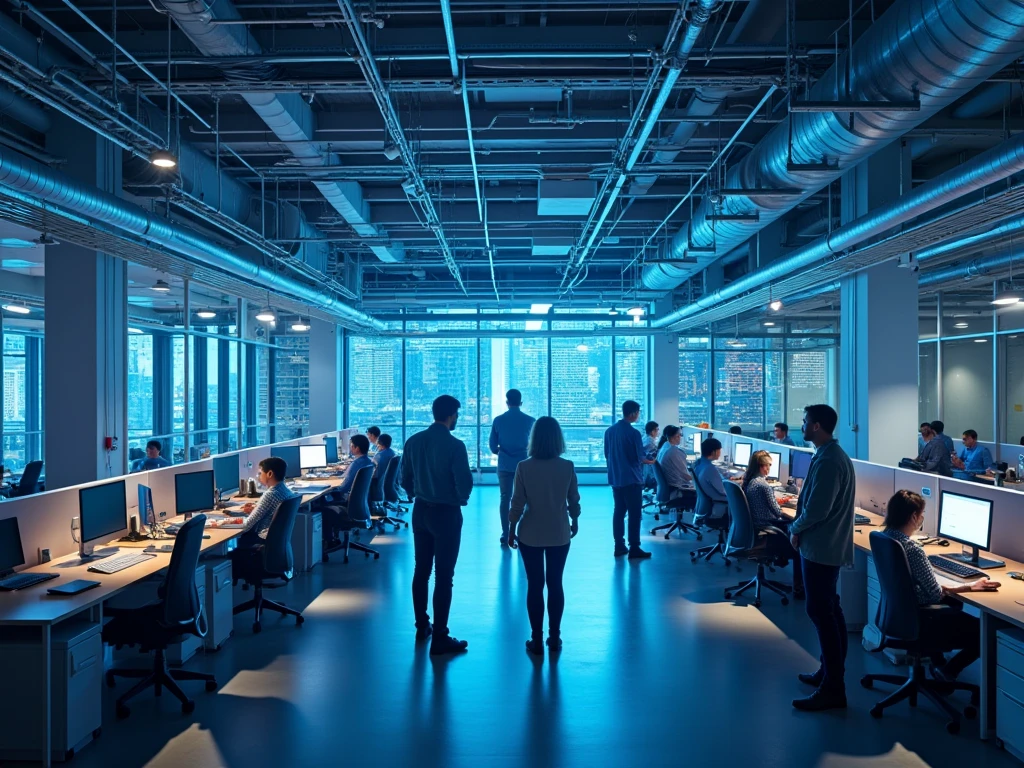 Office network installation for technology company